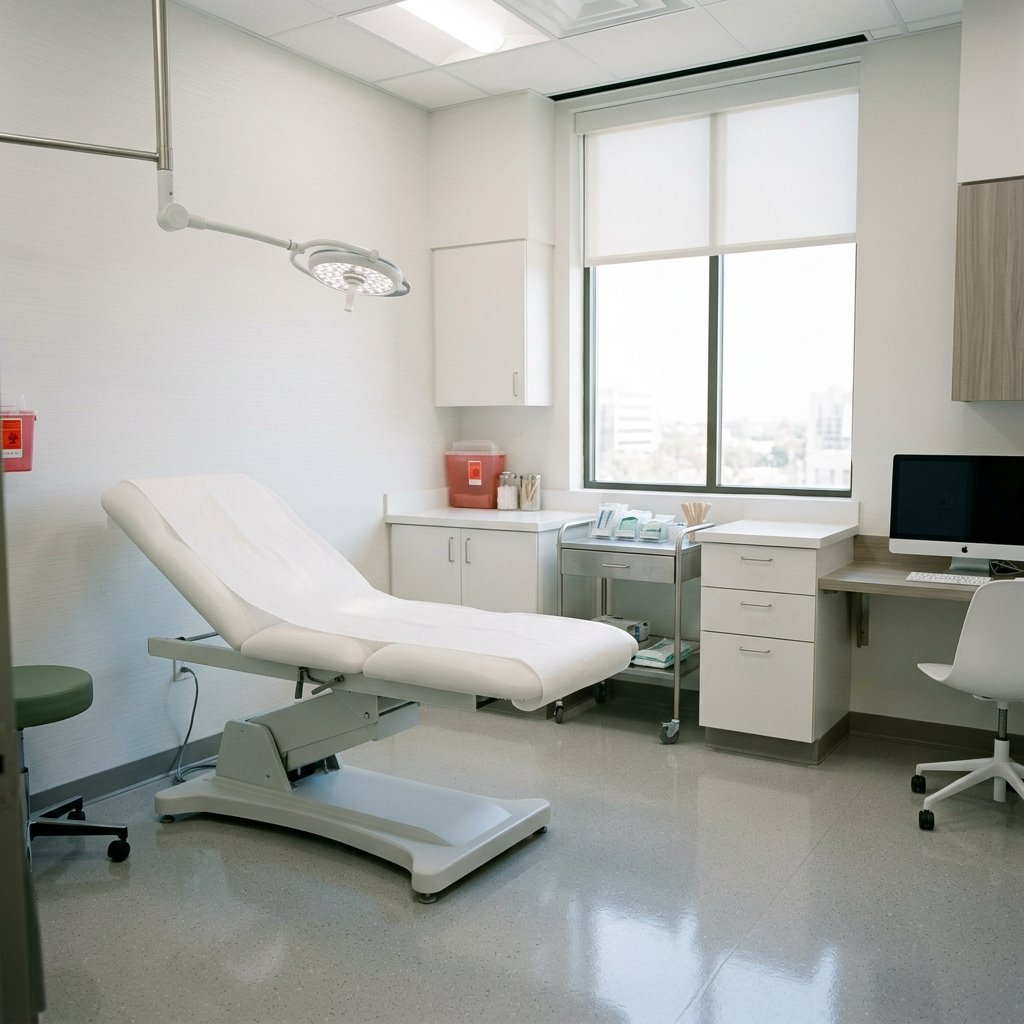Sanitized medical suite in Edmonton